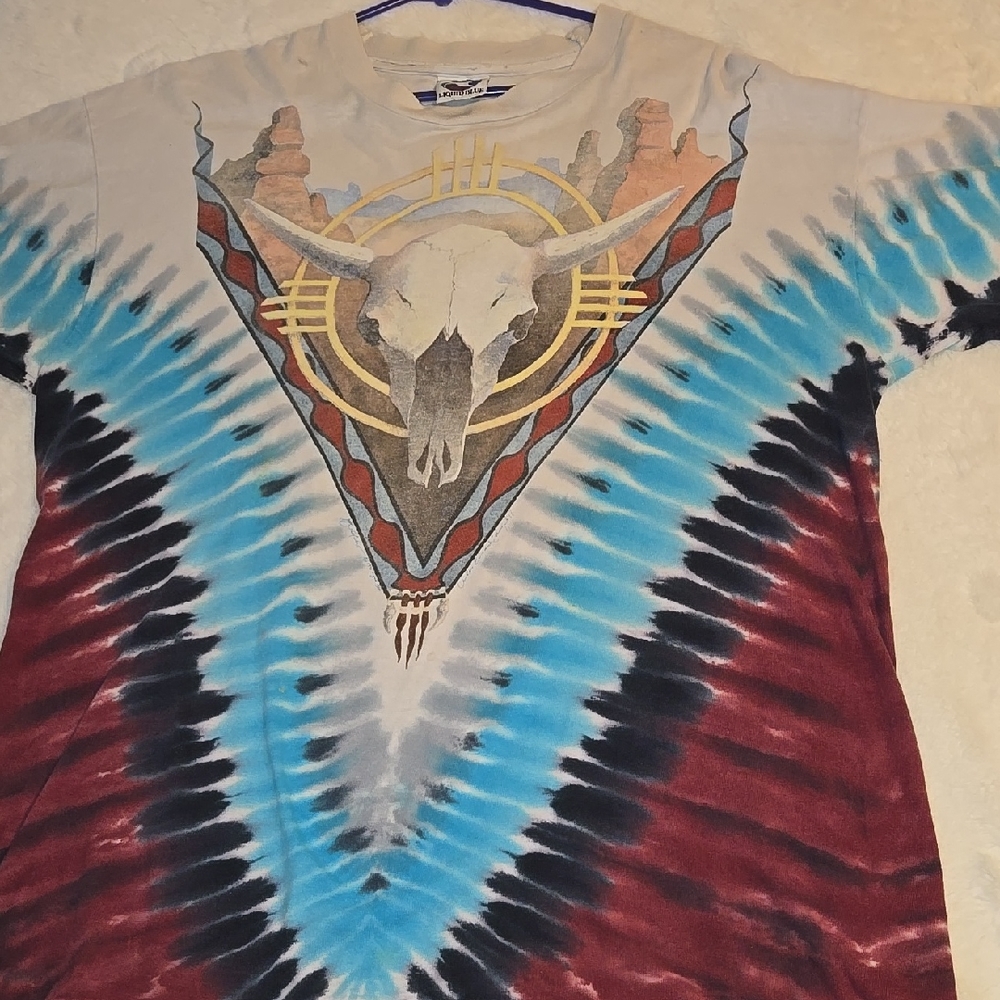 Mens Tie-Dye Graphic T-Shirt.